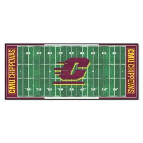 Central Michigan University Football Field Runner 30"x72"