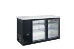 Commercial 48" Double Glass Hinged Door Back Bar Cooler Refrigerator