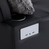 3 in 1 Sofa bed,Speaker chair, Reclining sleeper sofa bed,
Futon with bluetooth speaker 2 USB port, Phone holder accent chair, Functional backcushion