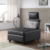 3 in 1 Sofa bed,Speaker chair, Reclining sleeper sofa bed,
Futon with bluetooth speaker 2 USB port, Phone holder accent chair, Functional backcushion