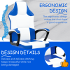 Gaming Chair Office Desk Chair, Wide Computer Chair for Heavy People, E-Sports Video Game Chairs for Adults