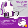 Gaming Chair Office Desk Chair, Wide Computer Chair for Heavy People, E-Sports Video Game Chairs for Adults