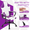 Gaming Chair Office Desk Chair, Wide Computer Chair for Heavy People, E-Sports Video Game Chairs for Adults