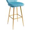 COOLMORE Bar Stools with Back and Footrest Counter Height Dining Chairs 2PC/SET
