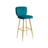 COOLMORE Bar Stools with Back and Footrest Counter Height Dining Chairs 2PC/SET