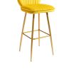 COOLMORE Bar Stools with Back and Footrest Counter Height Dining Chairs 2PC/SET