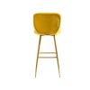 COOLMORE Bar Stools with Back and Footrest Counter Height Dining Chairs 2PC/SET